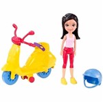 Ficha técnica e caractérísticas do produto Boneca Mattel - Polly Pocket - Crissy Scooter