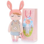 Ficha técnica e caractérísticas do produto Boneca Metoo Angela Doceira Retro Bunny Rosa 33 Cm - Original