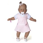 Ficha técnica e caractérísticas do produto Boneca Meu Bebê Negro Vestido Rosa 60 Cm - Estrela