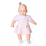 Ficha técnica e caractérísticas do produto Boneca Meu Bebê - Vestido Rosa - 60 Cm - Estrela
