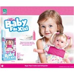 Ficha técnica e caractérísticas do produto Boneca Mini Baby Faz Xixi com Cabelo Loira - Supertoys