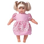 Ficha técnica e caractérísticas do produto Boneca Mini Baby - Faz Xixi - Vestido Rosa - Cotiplás - Cotiplas