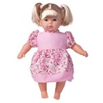 Ficha técnica e caractérísticas do produto Boneca Mini Baby - Faz Xixi - Vestido Rosa - Cotiplás