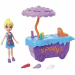 Ficha técnica e caractérísticas do produto Boneca Polly Conjunto Carrinho de Comida Mattel