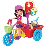 Ficha técnica e caractérísticas do produto Boneca Polly Pocket - Crissy Bicicleta Aventura Pet - Mattel