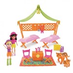 Ficha técnica e caractérísticas do produto Boneca Polly Pocket Safari Festa do Pijama Aventura na Selva DJB25 - Mattel