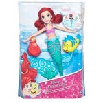 Ficha técnica e caractérísticas do produto Boneca Princesas Disney Ariel Girar e Nadar Hasbro