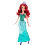 Ficha técnica e caractérísticas do produto Boneca Princesas Disney - Brilho Mágico - Ariel - Mattel