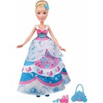 Ficha técnica e caractérísticas do produto Boneca Princesas Disney Lindos Vestidos Cinderela - Hasbro