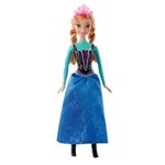 Ficha técnica e caractérísticas do produto Boneca Princesas Disney Mattel Frozen - Bonecas Brilhantes - Anna