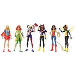 Ficha técnica e caractérísticas do produto Bonecas Mattel DC Super Hero Girls - 6 Peças