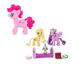 Ficha técnica e caractérísticas do produto Bonecas My Little Pony Hasbro - Twilight Sparkle + Applejack + Pinkie Pie