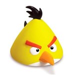 Ficha técnica e caractérísticas do produto Boneco Angry Birds Amarelo Chuck - Grow