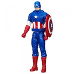 Ficha técnica e caractérísticas do produto Boneco Avengers Capitão América Azul B1669 - Hasbro - Hasbro