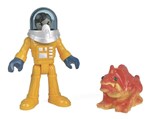 Ficha técnica e caractérísticas do produto Boneco Básico Imaginext Astronauta e Alien - Mattel (4468)