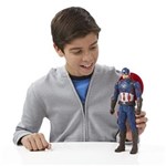 Ficha técnica e caractérísticas do produto Boneco Capitão America Avengers Eletrônico - Hasbro Boneco Capitão America Avengers Eletrônico - Hasbr