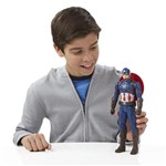 Ficha técnica e caractérísticas do produto Boneco Capitão America Avengers Eletrônico - Hasbro