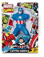 Ficha técnica e caractérísticas do produto Boneco Capitão América Gigante Marvel Mimo 45 Cm