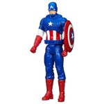 Ficha técnica e caractérísticas do produto Boneco Capitão América Hasbro Avengers - Azul