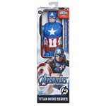 Ficha técnica e caractérísticas do produto Boneco Capitão América Titan Hero 12 E7877 - Hasbro
