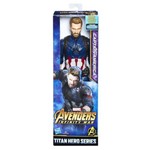 Ficha técnica e caractérísticas do produto Boneco Captain America Marvel Titan Hero Series - Hasbro
