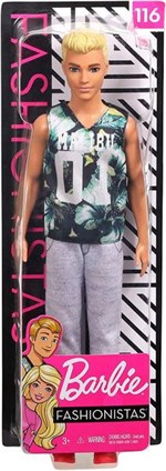 Ficha técnica e caractérísticas do produto Boneco Coleção Ken Fashionista Mattel Fxl63