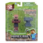 Ficha técnica e caractérísticas do produto Boneco com Acessórios - Minecraft - Aldeão Ferreiro - Multikids