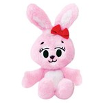 Boneco de Pelucia Coelho Dalila Sansao Coelhinho Rosa Turma da Monica Multibrink