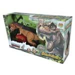 Ficha técnica e caractérísticas do produto Boneco Dino Tiranossauro com Controle Luz e Som Dm Toys