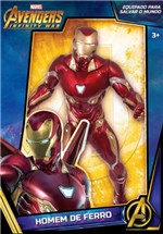 Ficha técnica e caractérísticas do produto Boneco Gigante 50 Cm Iron Man Prime Avengers Ultimato 563 - Mimo