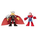 Ficha técnica e caractérísticas do produto Boneco Hasbro Marvel Super Hero Thor e Iron Patriot