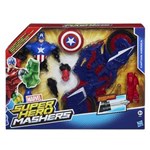 Ficha técnica e caractérísticas do produto Boneco Hasbro - Super Hero Mashers - Capitão América
