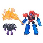 Ficha técnica e caractérísticas do produto Boneco Hasbro Transformers RID Optimus Prime e Bludgeon