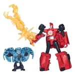 Ficha técnica e caractérísticas do produto Boneco Hasbro Transformers RID Sideswipe e Decepticon Anvil