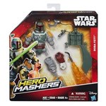 Ficha técnica e caractérísticas do produto Boneco Hero Mashers Deluxe - Star Wars - Episódio VII - Boba Fett - Hasbro