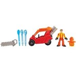 Ficha técnica e caractérísticas do produto Boneco Imaginext Mattel City Mobile Firefighter
