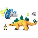 Ficha técnica e caractérísticas do produto Boneco Imaginext Super Dinos - Estegossauro - Amarelo - Mattel