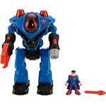 Ficha técnica e caractérísticas do produto Boneco Imaginext Superman Exoesqueleto - Mattel