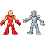 Ficha técnica e caractérísticas do produto Boneco Marvel com 2 Peças Iron Man e Ultron - Hasbro