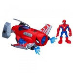 Ficha técnica e caractérísticas do produto Boneco Marvel - Homem Aranha com Veículo 5" - Hasbro - Playskool