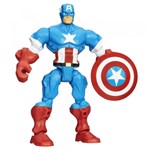 Ficha técnica e caractérísticas do produto Boneco Marvel Super Hero Mashers - Capitão América - Hasbro