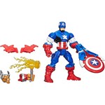 Ficha técnica e caractérísticas do produto Boneco Marvel Super Hero Mashers Capitão America - Hasbro