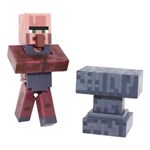 Ficha técnica e caractérísticas do produto Boneco Minecraft - Aldeão Ferreiro