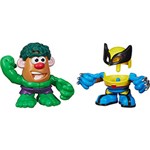 Ficha técnica e caractérísticas do produto Boneco Mr. Potato Head Marvel com 2 Fantasias Wolverine e Hulk A7272/A8073 - Hasbro