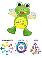 Ficha técnica e caractérísticas do produto Boneco Musical Sapo Dancing Movimentos Luzes e Sons - Top