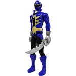 Boneco Power Rangers Super Mega Force Figura Gigante 30cm Azul - Sunny Brinquedos
