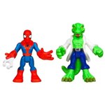 Ficha técnica e caractérísticas do produto Boneco Spider-Man Adventures - Spider-Man e Lizard - Playskool - Hasbro