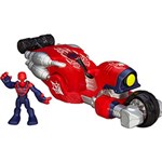 Ficha técnica e caractérísticas do produto Boneco Spider Man Marvel Super Hero com Moto A7106 / A5658 - Hasbro