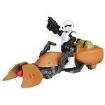 Ficha técnica e caractérísticas do produto Boneco Star Wars com Veículo Hasbro Playskool Heroes - Scout Trooper