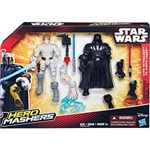 Boneco Star Wars Hero Mashers Battle Pack EP VII Luke Skywalker Vs Darth Vader - Hasbro